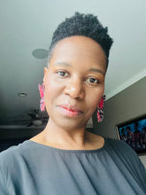 Load image into Gallery viewer, Red Owl Butterfly Wing Studs