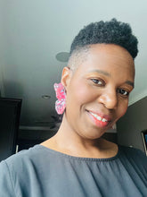 Load image into Gallery viewer, Red Owl Butterfly Wing Studs