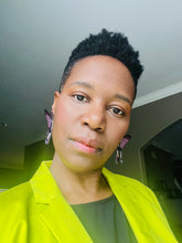 Load image into Gallery viewer, Purple Queen Birdwing Butterfly Studs