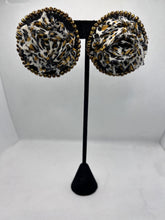 Load image into Gallery viewer, Flower Bomb Earrings - Cheetah Gal