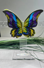 Load image into Gallery viewer, Purple Emperor Butterfly Wing Studs