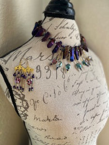 Purple Rain Necklace Set