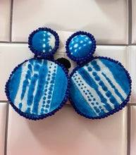 Load image into Gallery viewer, On the Flip Side Earrings - Blue Poppy