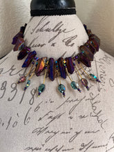 Load image into Gallery viewer, Purple Rain Necklace Set