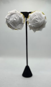 Flower Bomb Earrings - Ivory