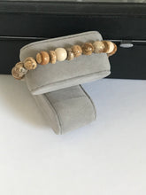 Load image into Gallery viewer, Picture Jasper Stone Mens Bracelet-Stretch