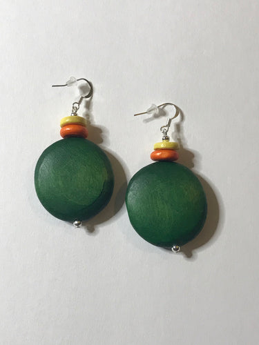 Citrus Pop Wood Earrings