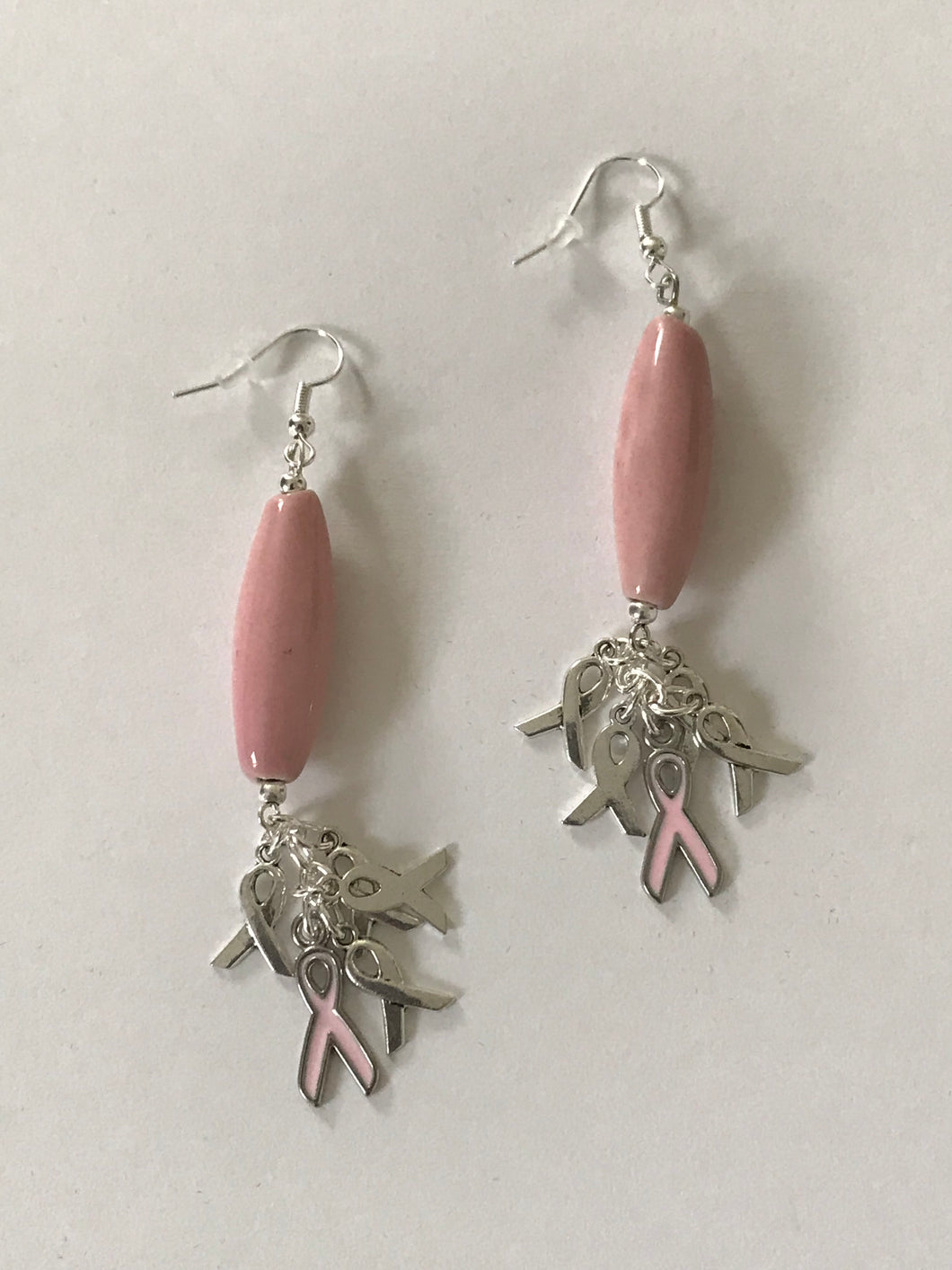 Pink-Ribbon Earrings – Blush Cancer Care Inc