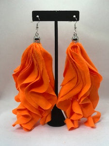 Curly CueTee Earrings- Neon Electric Collection