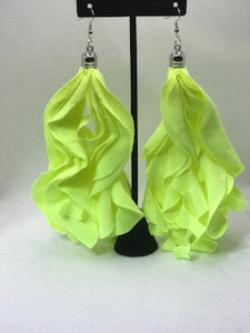 Curly CueTee Earrings- Neon Electric Collection